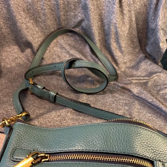 Marc Jacobs Teal Leather Crossbody Bag - Picture 8 of 8